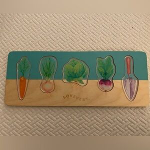 Lovevery Wooden Garden Puzzle / EUC